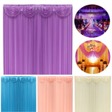 White,Stage,Background,Backdrop,Drape,Curtain,Swags,Wedding,Party