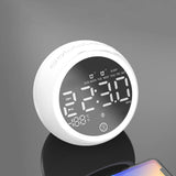 Night,Light,Bluetooth5.0,Speaker,Alarm,Clock,Radio,Desktop,Clock,Phone,Charger,Radio