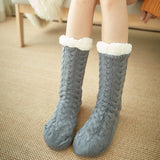 Women,Winter,Thickening,Casual,Socks,Silicone,Middle,Socks