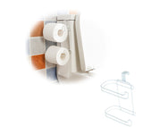 Bathroom,Kitchen,Hanging,Organizer,Layers,Toilet,Paper,Hooks,Shelf,Towel,Holder