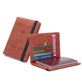 Travel,Leather,Passport,Holder,Portable,Document,Cover,Wallet