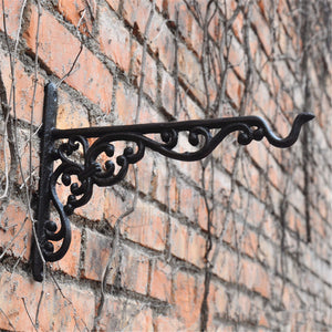 Garden,Hanging,Basket,Bracket,Planter,Ornate,Decorations