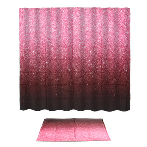 Gradient,Waterproof,Shower,Curtain,White,Bathroom