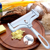 Adjustable,Stainless,Steel,Cutting,Cutter,Cheese,Slicer