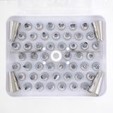 52Pcs,Trumpet,Flowers,Medium,Flowers,Decorating,Mouth,Converter,Icing,Piping,Nozzle