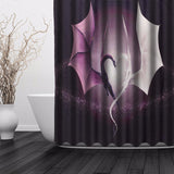 Custom,Popular,Print,Dragon,Waterproof,Bathroom,Shower,Curtain,Valance,Hooks