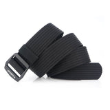 TUSHI,Military,Tactical,Belts,Security,Elastic,Weave,Stretch,Thick,Nylon,Waist