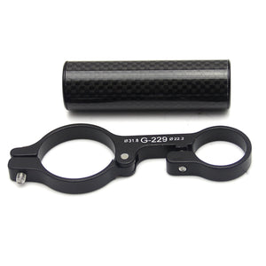 31.8mm,Bicycle,Handlebar,Extension,Light,Mount,Carbon,Fiber,Extender,Holder,Flashlight