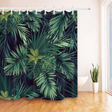 Banana,Leaves,Printing,Waterproof,Bathroom,Shower,Curtain