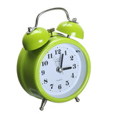 Classic,Silent,Double,Alarm,Clock,Concise,Quartz,Movement,Bedside,Night,Light,Decor