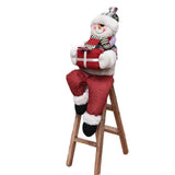 Christmas,Decorations,Santa,Claus,Climbing,Ladder,Ornament,Decoration,Holiday