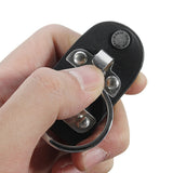 Quick,Release,Holder,Detachable,Stainless,Steel,Black,Leather,Chain,Keyring