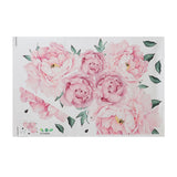 Adhesive,Watercolor,Peony,Decal,Floral,Paper,Decration