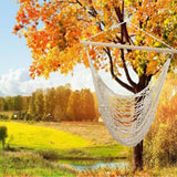 Portable,Outdoor,Swing,Cotton,Hammock,Chair,Wooden,Hanging,Chair,Garden,Patio,Porch