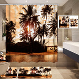 180*180cm,Tropical,Design,Bathroom,Shower,Curtain,Carpets,Bathroom