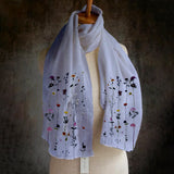 Women,Lightweight,Floral,Pattern,Elegant,Scarf,Shawl