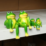 Resin,Sitting,Frogs,Statue,Outdoor,Sculpture,Garden,Decorations,Ornaments