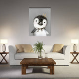 Miico,Painted,Paintings,Cartoon,Penguin,Paintings,Decoration