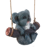 Koala,Hanging,Swing,Ornament,Figurine,Statues,Garden,Sculptures,Decorations