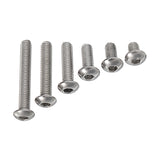 Suleve,M3SH3,Stainless,Steel,Socket,Button,Screws,Bolts,Assortment,230pcs