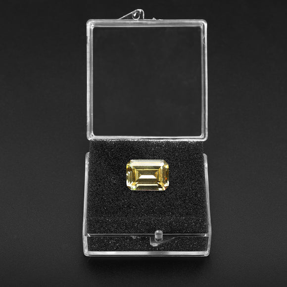 Gentle,Yellow,Gemstone,Zircon,11.50ct,10x14mm,Rectangle,Jewelry,Decorations