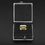 Gentle,Yellow,Gemstone,Zircon,11.50ct,10x14mm,Rectangle,Jewelry,Decorations