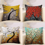 Cushion,Flower,Pillow,Cotton,Linen,Cushion,Cover,Decor