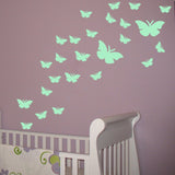 Honana,12PCS,Fluorescent,Butterfly,Sticker