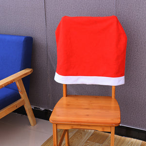 Chair,Cover,Santa,Claus,Party,Decor,Slipcover,Kitchen,Table