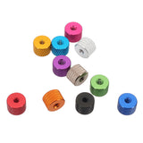 Suleve,M3AN5,10Pcs,Knurled,Thumb,Thread,Grommet,Gasket,Washer,Spacer,Aluminum,Alloy