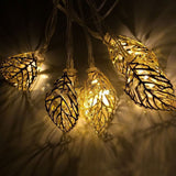 KCASA,Gardening,20LED,Solar,Panel,Light,Leaves,Holiday,Christmas,Wedding,Decoration