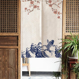 Japanese,Noren,Curtains,Drape,Tapestry,Kitchen,Divider,Decor