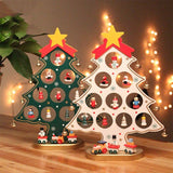 Wooden,Christmas,Ornaments,Festival,Party,Table,Decorations