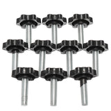 Suleve,M8TS1,10Pcs,Shape,Thread,Knurled,Thumb,Screw,Clamping,Screw