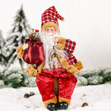 Christmas,Sitting,Santa,Pattern,Claus,Christmas,Accessories,Santa,Ornament,Desktop,Decoration