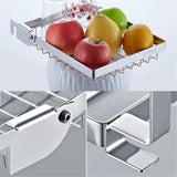 Stainless,Steel,Kitchen,Drying,Drainer,Storage,Shelf,Plate,Holders,Organizer