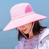 Women,Summer,Protection,Breathable,Visor,Bucket,Riding,Cycling