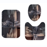 Tiger,Heart,Bathroom,Accessories,Mildew,Waterproof,Shower,Curtain,Toilet