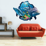 Miico,Creative,Dolphin,Removable,Decorative,Decor,Sticker