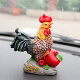 Shelves,Caishun,Auspicious,Chicken,Resin,Ornaments,Creative,Decoration,Craft,Study