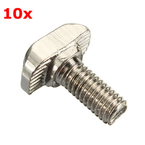 Suleve,M6T30,10Pcs,Carbon,Steel,European,Standard,Screws