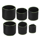 Black,Fabric,Aeration,Breathable,Planter,Container,Gallon