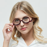 Unisex,Round,Frame,Reading,Glasses,Cosmetic,Makeup,Glasses,Presbyopic,Eyeglasses