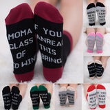 Cotton,Socks,Funny,Letterr,Printed,Middle,Socks