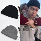 Unisex,Solid,Color,Knitted,Skull,Beanie