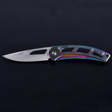 Sanremu,7021LUC,Titanium,Hunting,Knife,Pocket,Folding,Knife,Outdoor,Camping,Fishing,Knife