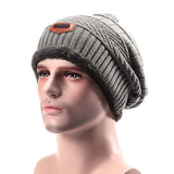 Knitted,Slouch,Beanie,Coral,Fleece,Linen,Double,Layers,Elastic,Mountaineering,Outdooors