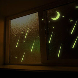 Bedroom,Fluorescent,Stars,Stickers,Plastic