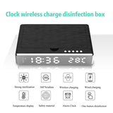 Disinfection,Phone,Wireless,Charger,Alarm,Clock,Mirror,Charging,Digital,Thermometer,Clock,Decor