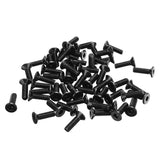 Suleve,M3CH11,50Pcs,Carbon,Steel,Socket,Countersunk,Screws,Bolts,Length